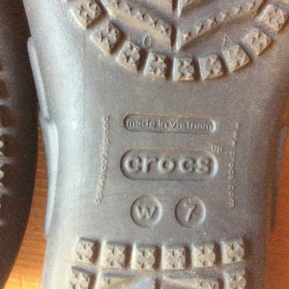 CROCS Kadee Black Flip Flop Thong Comfort Slip On Lightweight Sandal W Size 7 - Picture 10 of 10